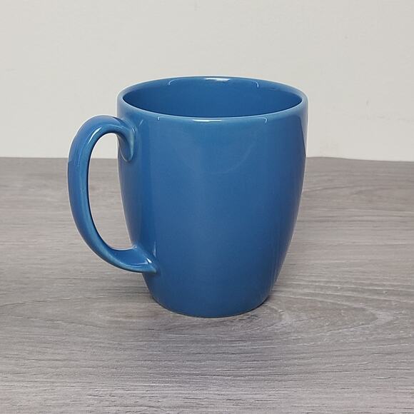 Corelle Stoneware Thailand Cornflower Blue Mugs Cups Set Of 2 - Picture 6 of 6